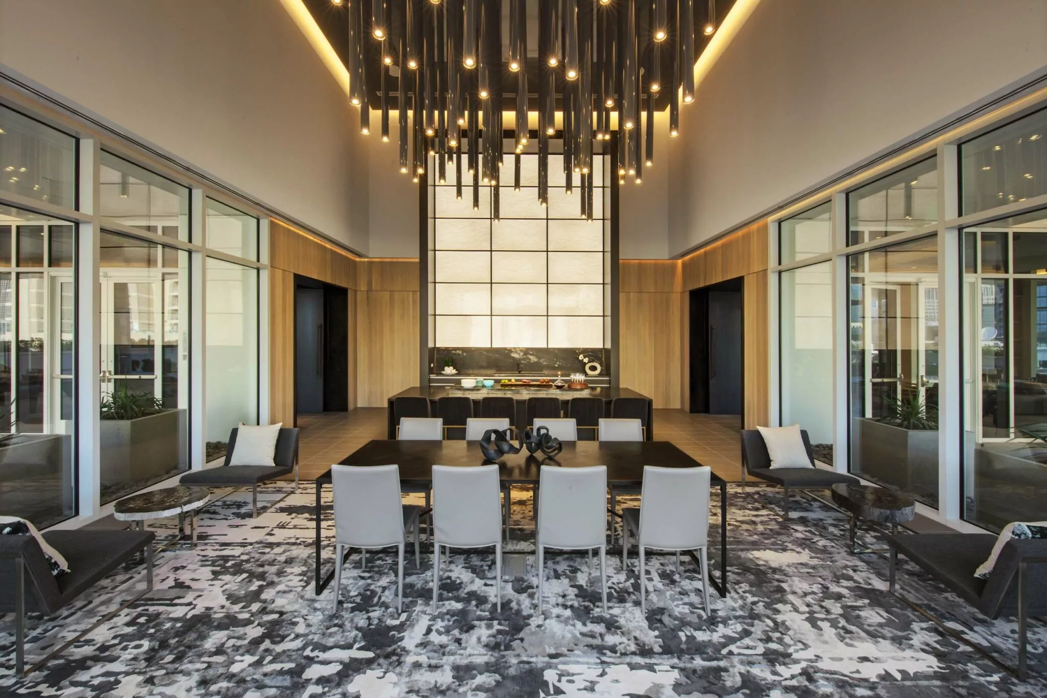 Lounge seating at The Victor